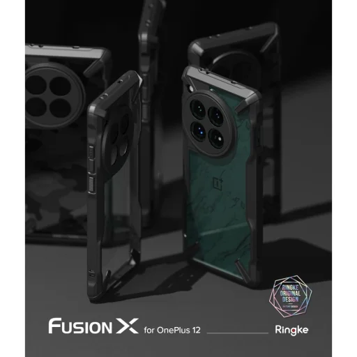 Ringke Fusion X Oneplus 12 Fekete Tok - 13