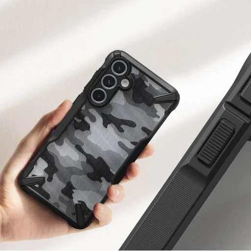 RINGKE FUSION X GALAXY A35 5G CAMO FEKETE tok - 6