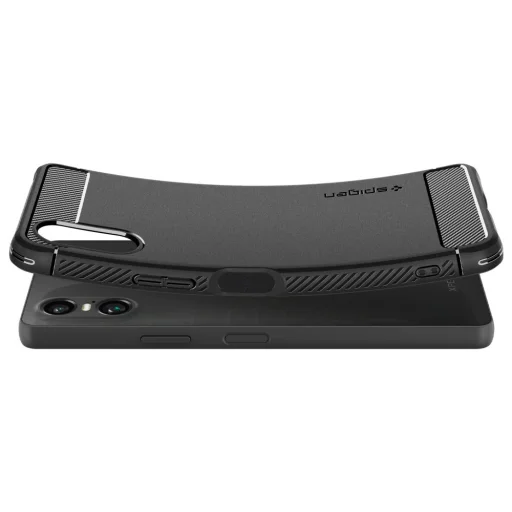  Sony Xperia 10 Vi Matt Fekete Spigen Rugged Armor Tok - 5